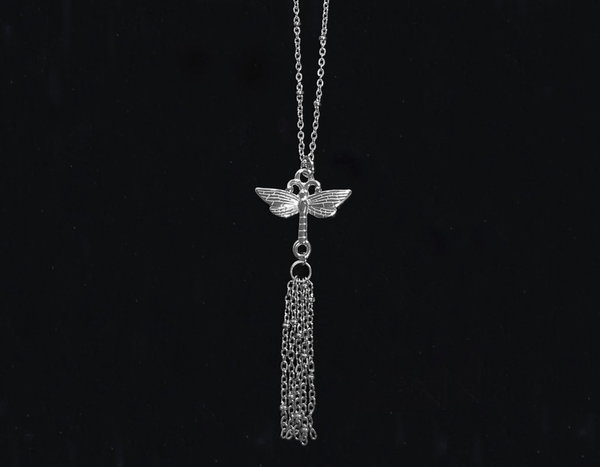 Collier DRAGONFLY silver